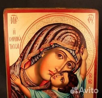 Подарочная икона Богоматери Сладкое лобзание
