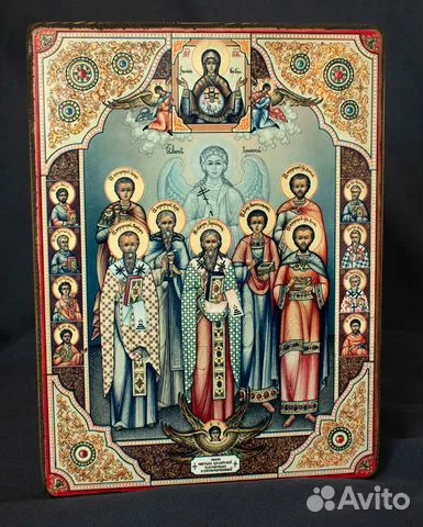 Икона "Собор целителей, чудотворцев " — красивый подарок