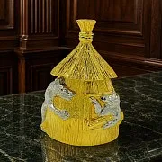 Колокольчик «Мой дом — моя крепость» с золочением в подарок — фотография 1