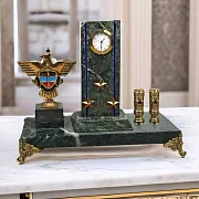 Часы «Погон» с гербом Спецсвязи — красивый подарок — фотография 1