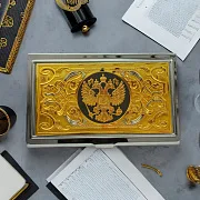 На память: Визитница «Герб РФ» №8 — фотография 1