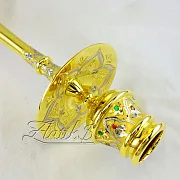 Подарочный подсвечник «Аристократ» с фианитом — фотография 2