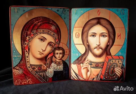 Венчальная пара. Иконы — оригинальный подарок