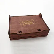 Флешка «Розы» из дерева — сувенир в подарок — фотография 4