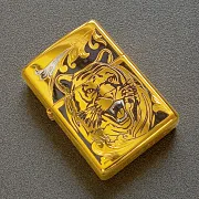 Зажигалка Zippo оригинал "Тигр" № 6 — красивый подарок — фотография 2
