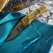 Складной нож «Гризли» — красивый подарок — фотография 1