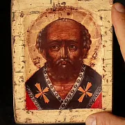 Св. Николай Чудотворец. Икона. 15*13 — красивый подарок — фотография 1