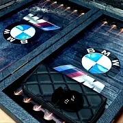 Нарды под стеклом «BMW» в подарок — фотография 3