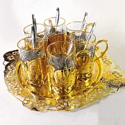 Чайный набор с самоваром. Златоуст — оригинальный подарок — фотография 8