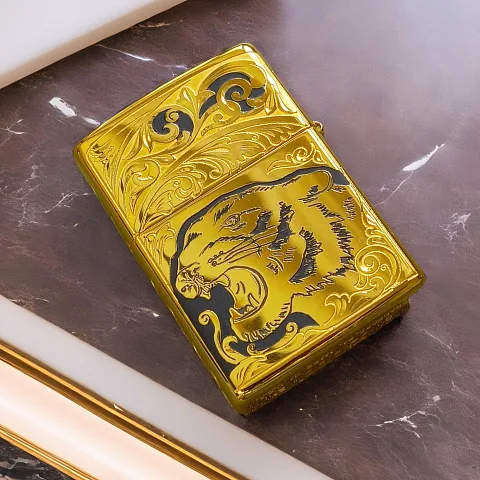 Оригинальная зажигалка Zippo "Тигр" № 7 — необычный подарок