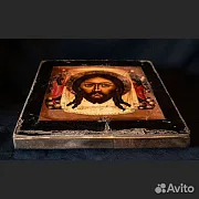В подарок: Спас Нерукотворный" Авторская копия с иконы 17 в — фотография 3