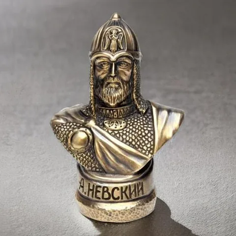 Бронзовая статуэтка «Александр Невский» — красивый подарок