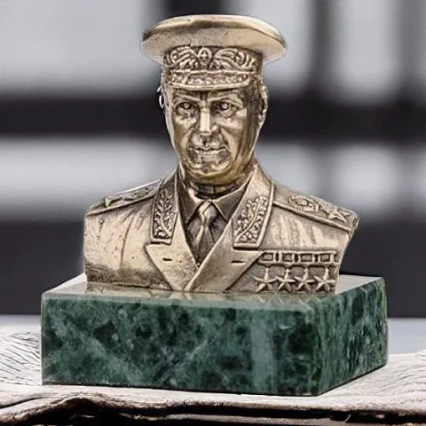 Бронзовый бюст «Жуков Г.К.» — красивый подарок
