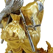 Подарочная композиция «Рыбак и улов» с позолотой, высота 170 мм — фотография 5