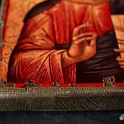 Икона "Христос Вседержитель" + подставка — красивый подарок — фотография 8