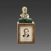 Бронзовый бюст «Путин В.В.» — оригинальный подарок — фотография 2