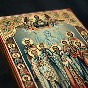 Икона "Собор целителей, чудотворцев " — красивый подарок — фотография 6