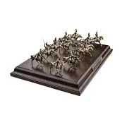 Диорама «Русские драгуны 1812 г.» из бронзы и ясеня, 1:72 — необычный подарок — фотография 6