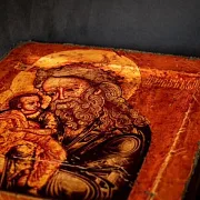 На память: Икона под старину "Святой Симеон Богоприимец" — фотография 8