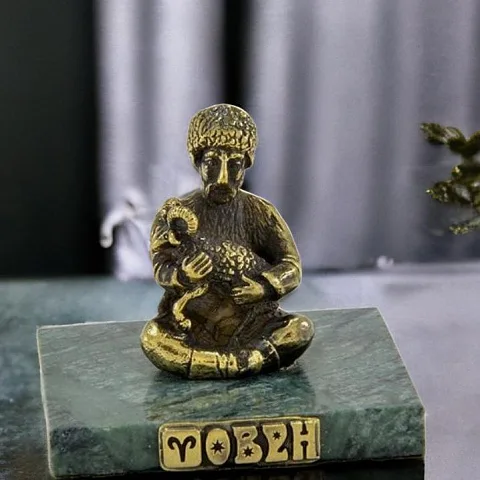 Бронзовая статуэтка «Овен» — красивый подарок