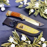 Ручная работа: Нож «Бурый медведь» — фотография 1