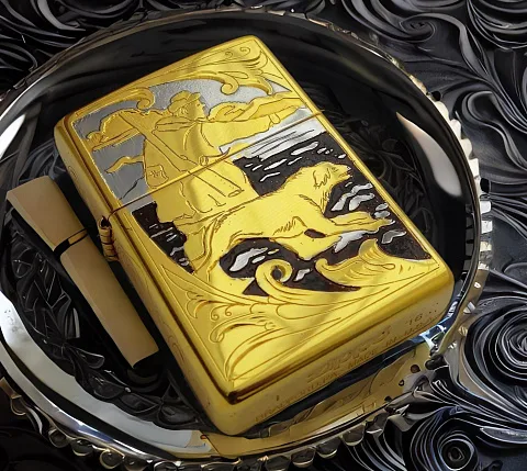 Бензиновая зажигалка Zippo "Охотник" — красивый подарок