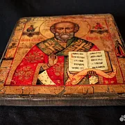 На память: Святой Николай Угодник". Икона — фотография 3