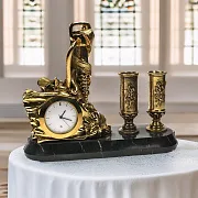 Часы «Шахтерские с п/п (2 пенала)» — необычный подарок — фотография 1