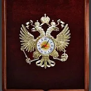 Настенные часы «Герб России» — оригинальный подарок — фотография 2