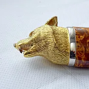 Дамасский нож «Волк» №8 — оригинальный подарок — фотография 5