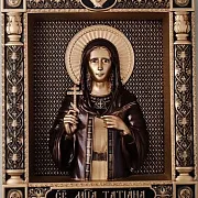 Икона резная Святая Татьяна — необычный подарок — фотография 9