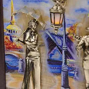 На память: Ключница «Пара. Набережная. Мост» с подсветкой — фотография 10