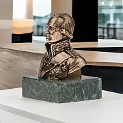 Ручная работа: Бюст «Ушаков» из бронзы — фотография 1