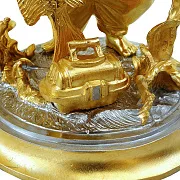 Подарочная композиция «Рыбак и улов» с позолотой, высота 170 мм — фотография 4