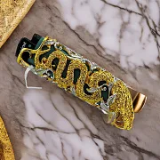 На память: Чехол для зажигалки "Змея" в золоте — фотография 1