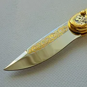 Складной нож «Тигр» из Златоуста — красивый подарок — фотография 5
