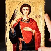 Икона "Св. Трифон" — красивый подарок — фотография 1
