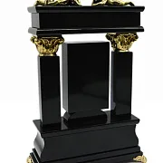 Каминные часы «Ангелы» из лазурита и долерита в подарок — фотография 2