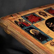 Подарочная икона "Богоматерь Умиление с Деисусом" Игоревская — фотография 7