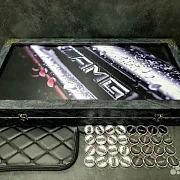 Нарды под стеклом «Mercedes AMG» — оригинальный подарок — фотография 4