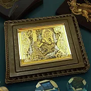 Кожаный зажим «Схватка» — оригинальный подарок — фотография 1