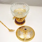 Икорница на яшме. Златоуст — необычный подарок — фотография 3