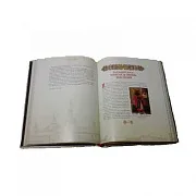 Русские Святые. Жизнь и деяния — книга в кожаном переплёте — оригинальный подарок — фотография 3