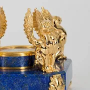 Компас «Грифоны» из лазурита с бронзой — оригинальный подарок — фотография 2