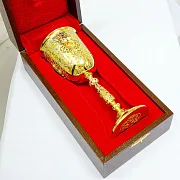 Сувенирный кубок для вина "Сова". Златоуст — оригинальный подарок — фотография 2