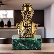 На память: Бронзовый бюст «Чехов А.П.» — фотография 1