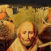 Подарочная икона "Св. Николай Мирликийский" — фотография 2