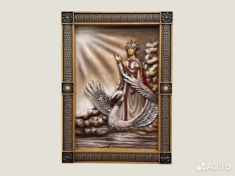 Резная картина из массива бука, 55 × 40 см — оригинальный подарок
