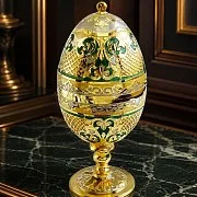 Сувенир "Яйцо-рюмки". Златоуст — необычный подарок — фотография 1