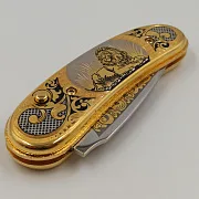Подарочный складной нож «Лев» №2 — фотография 3